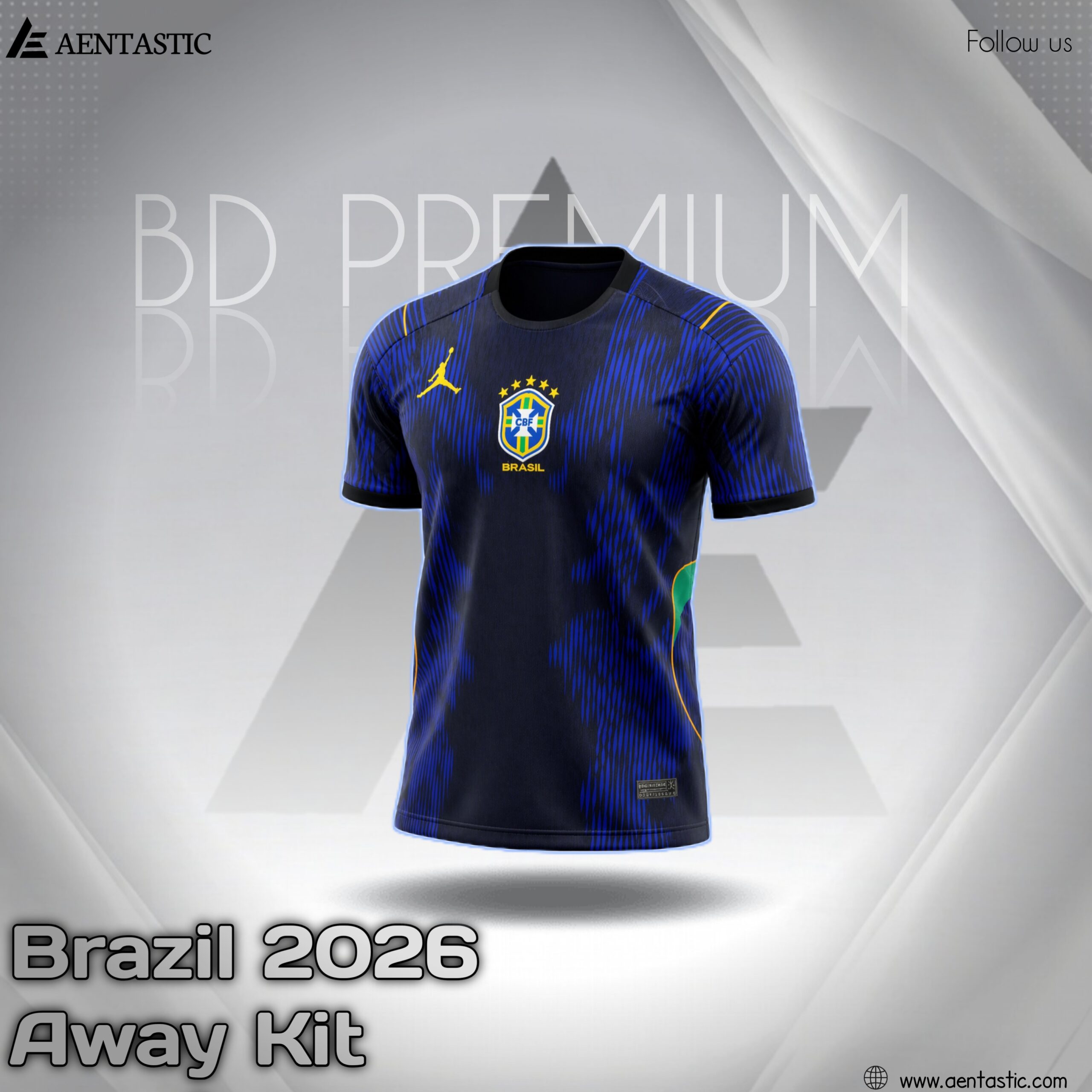 Buy Brazil Away WC 26 Jersey – 5 Premium Features for Football Fans