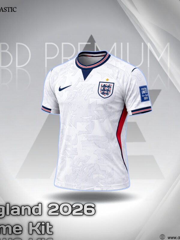 Buy England Home WC 26 Jersey | 2026 England Home Kit for Fans