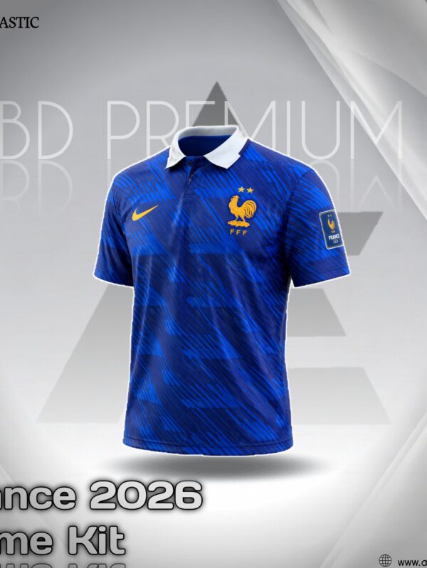 France Home WC 26 Jersey | 5-Star Fan Edition