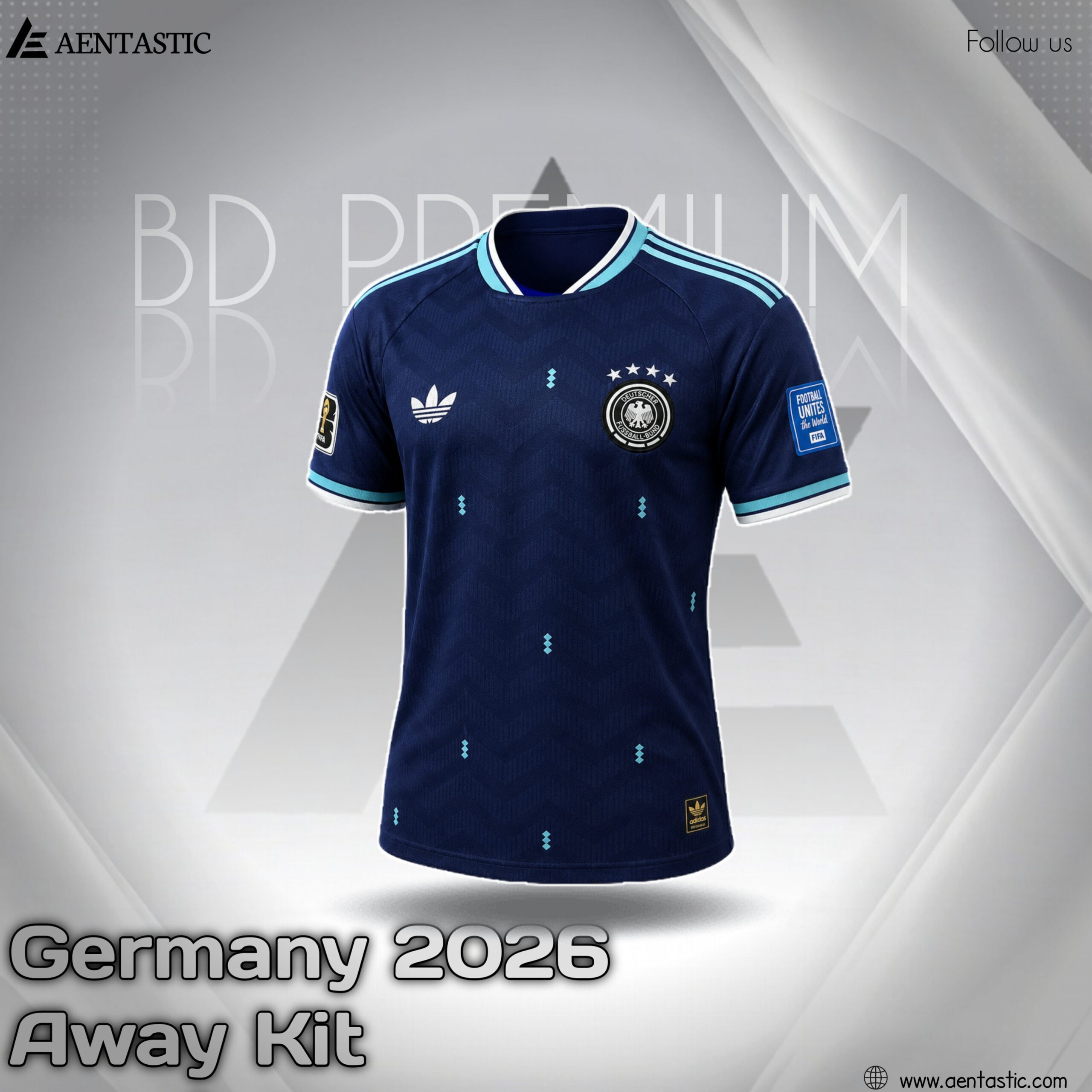 Germany Away WC 26 Jersey | 5-Star Football Fan Style